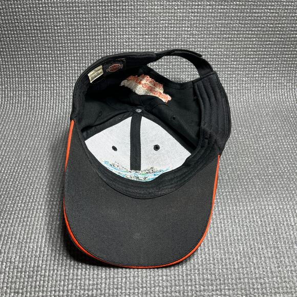 Harley Davidson Baseball Cap Mens One Size Black Embroidered Gainesville Florida - Picture 8 of 9